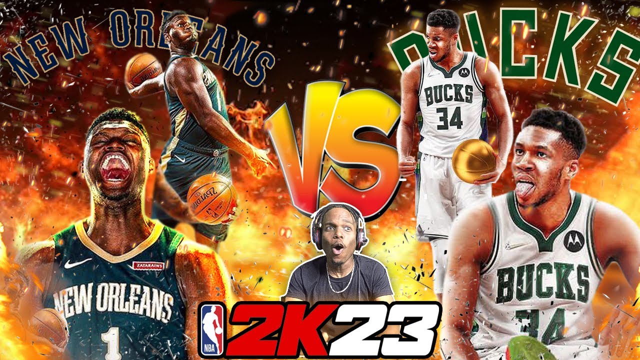 CONTACT DUNKS ON NBA 2K23 ARE INSANE!! GIANNIS ANTETOKOUNMPO VS ZION WILLIAMSON