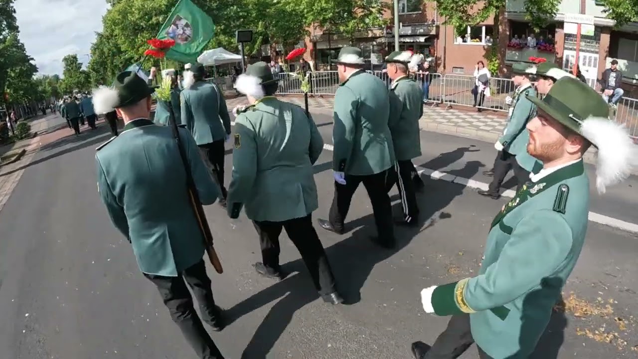 Schützenfest Neuss Weckhoven 2025, Sonntagsumzug
