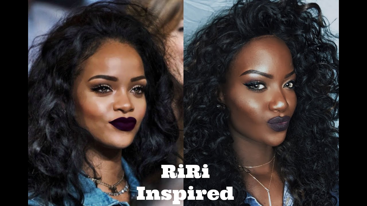 RIHANNA INSPIRED MAKEUP LOOK