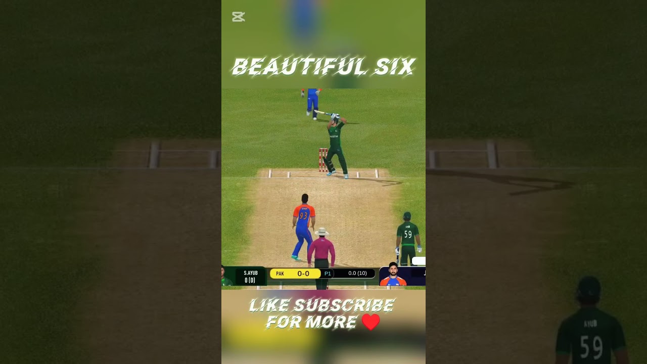 beautiful six by baber Azam 🔥🏏