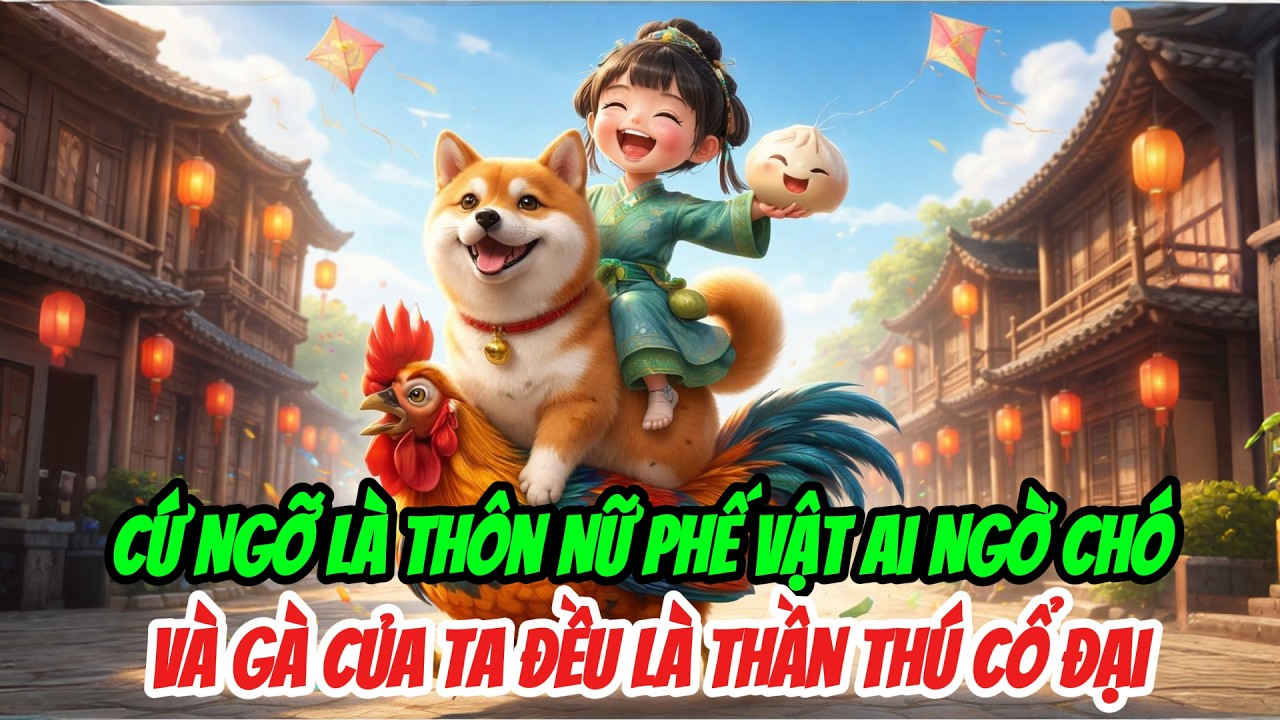 Cứ Ngỡ L&agrave; Th&ocirc;n Nữ Phế Vật, Ai Ngờ Ch&oacute; V&agrave; G&agrave; Của Ta Đều L&agrave; Thần Th&uacute; Cổ Đại