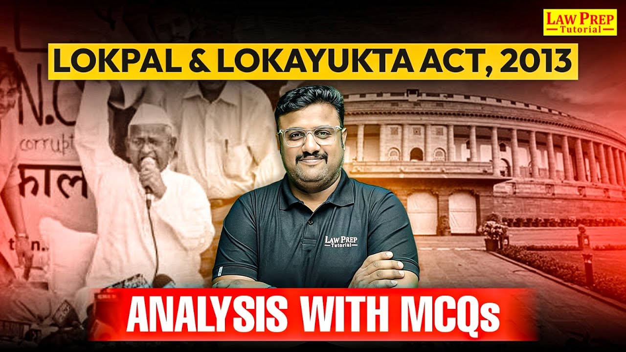 Complete Lokpal and Lokayukta Act, 2013 with MCQs | CLAT 2026 Preparation | By Sachin Sir