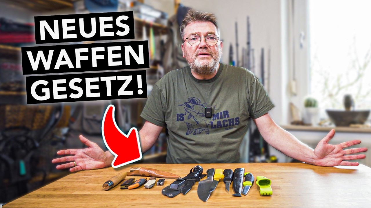 Achtung, neues Waffengesetz 🔪 Was sich für Angler jetzt ändert