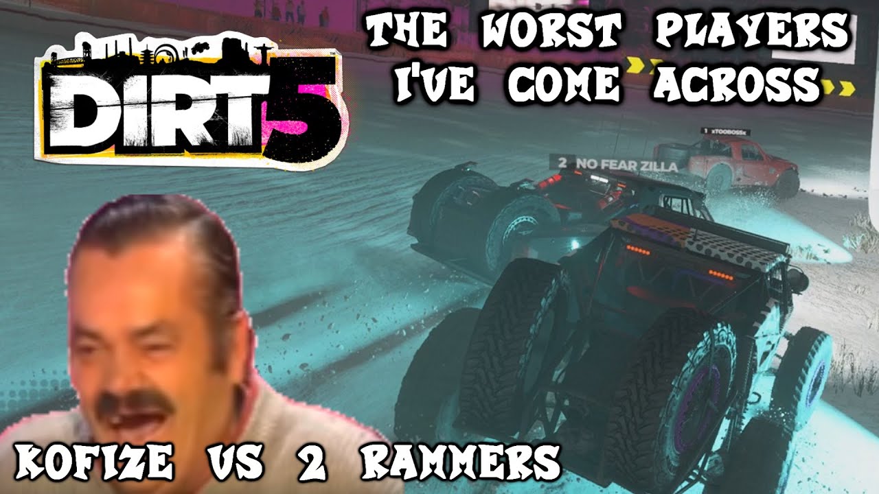 Dirt 5: THE WORST PLAYERS I'VE COME ACROSS! (Kofize VS 2 Rammers)