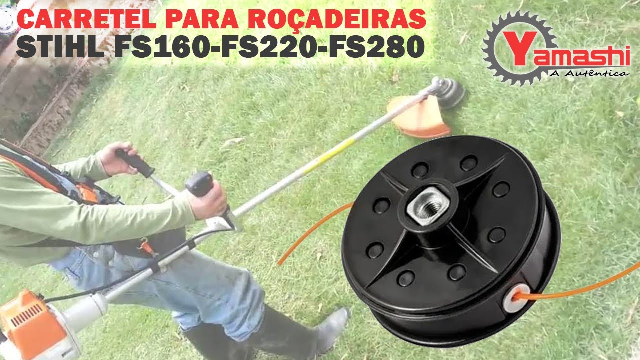 Carretel Fio de Nylon Compat&iacute;vel com Ro&ccedil;adeiras Stihl FS160-FS220-FS280