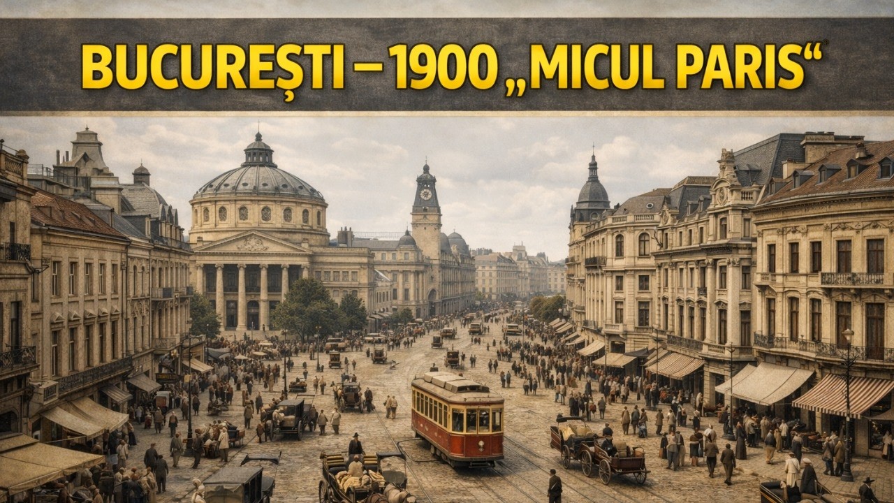 Cum era viața în București în 1900 — „Micul Paris