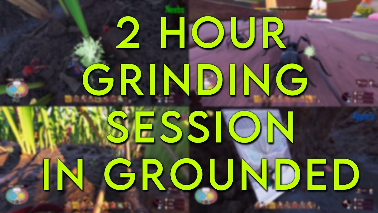 4 angles. 2 hours. 1 epic grinding session - Grounded