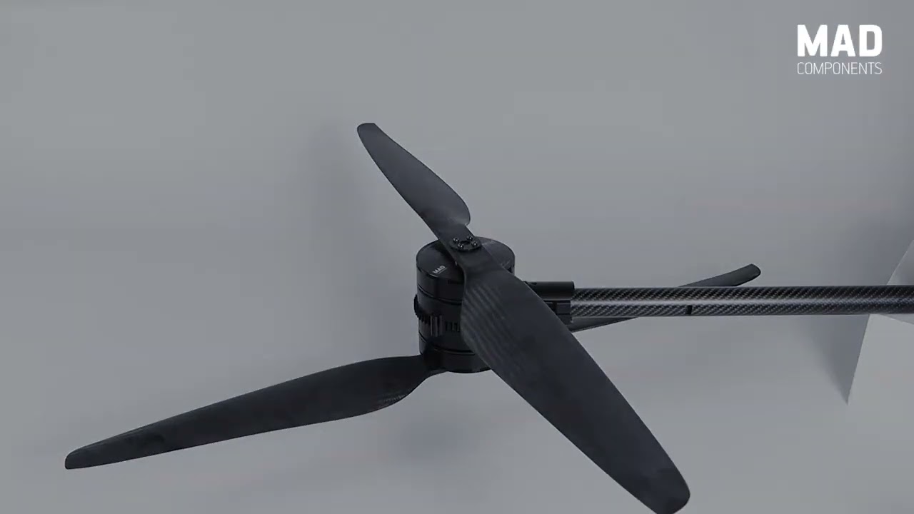 The ideal coaxial drone arm set for the designer of commercial UAVs weighing between 60kg and 80kg.