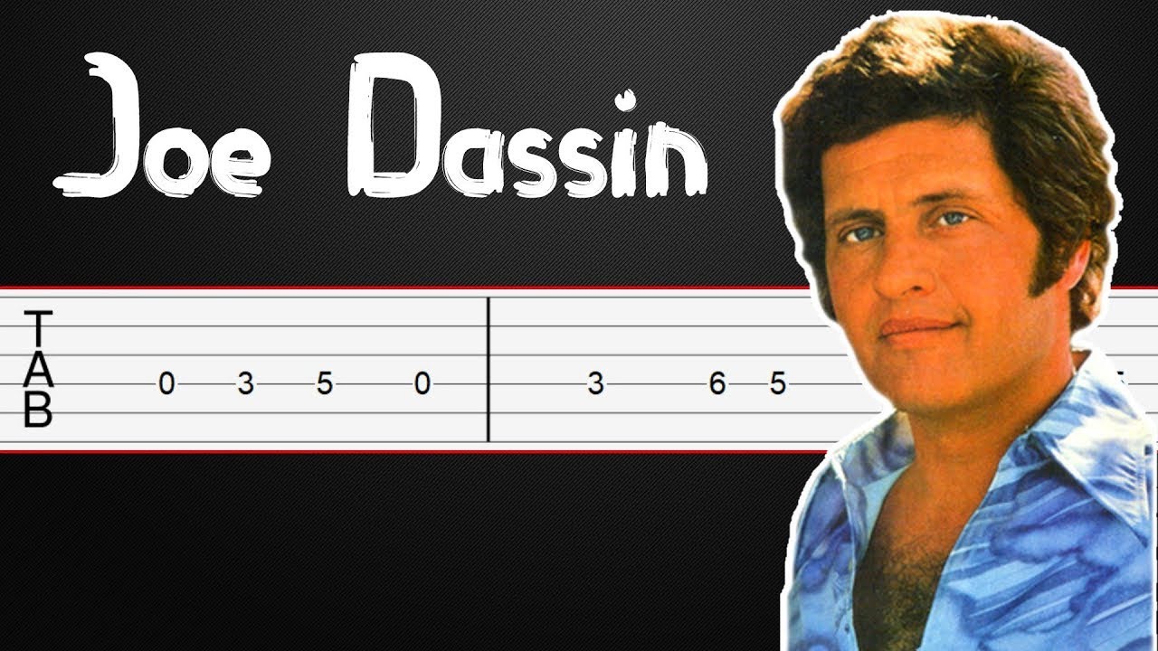 Salut - Joe Dassin Guitar Tutorial, Guitar Tabs, Guitar Lesson (Fingerstyle)
