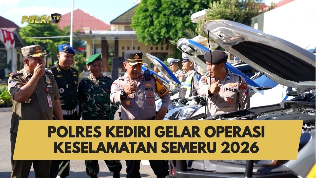 POLRES KEDIRI GELAR OPERASI KESELAMATAN SEMERU 2026