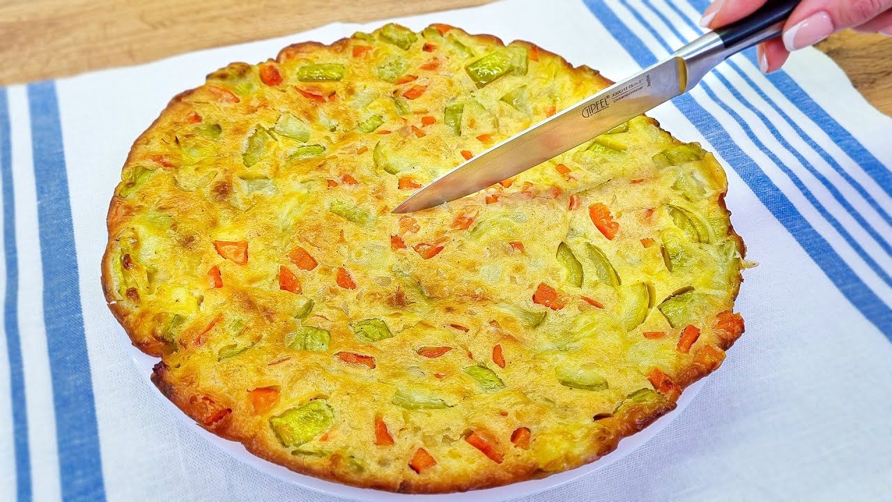 1 морковь, 1 кабачок, 1 яйцо! Вкусные овощные лепешки! Почему я не знал этого рецепта раньше?