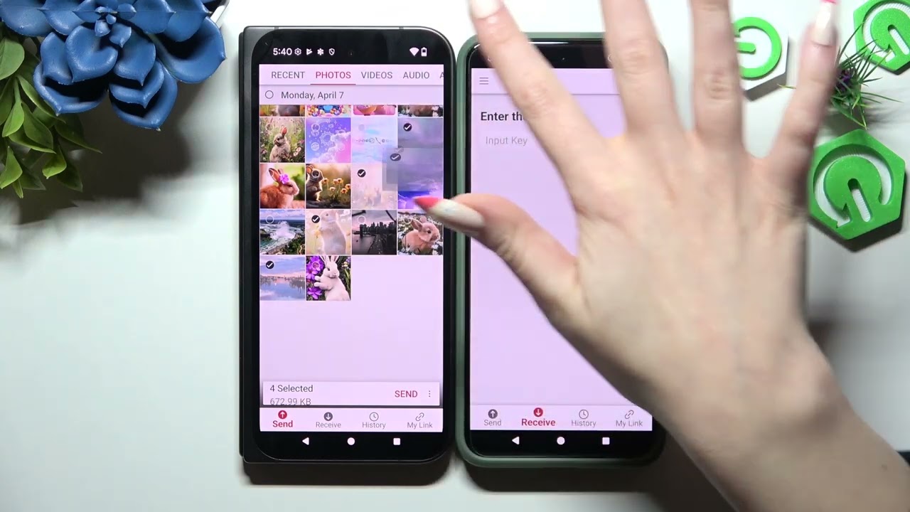 GOOGLE Pixel 9 Pro Fold – How to Transfer Files to Android Device with Send Anywhere