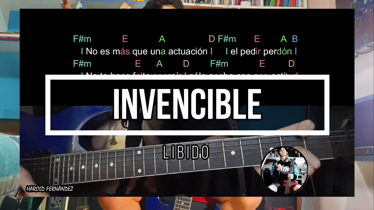 Invencible - Libido (Tutorial 2da Guitarra)