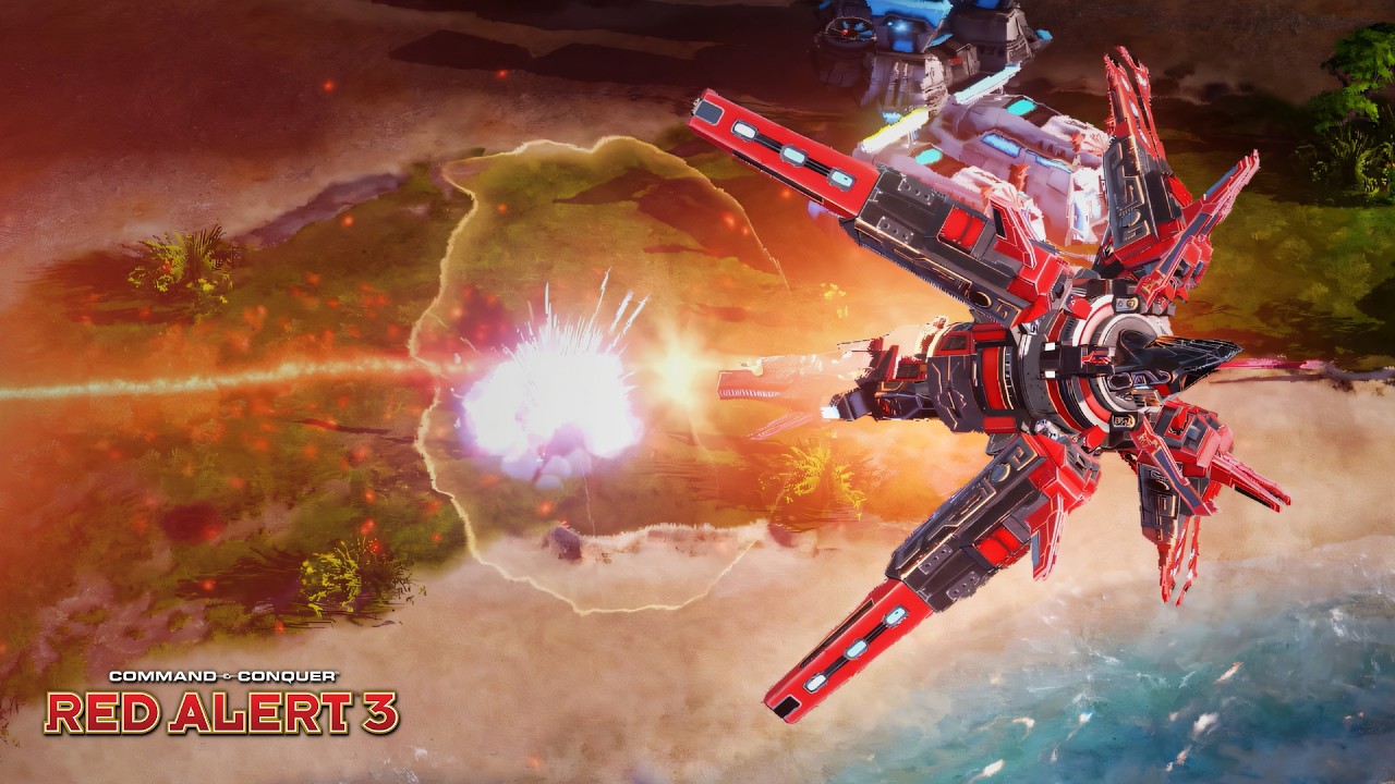 Red Alert 3 [мод Corona] - Небесная Империя против 3 Империй Восходящего Солнца. Безумный ИИ.