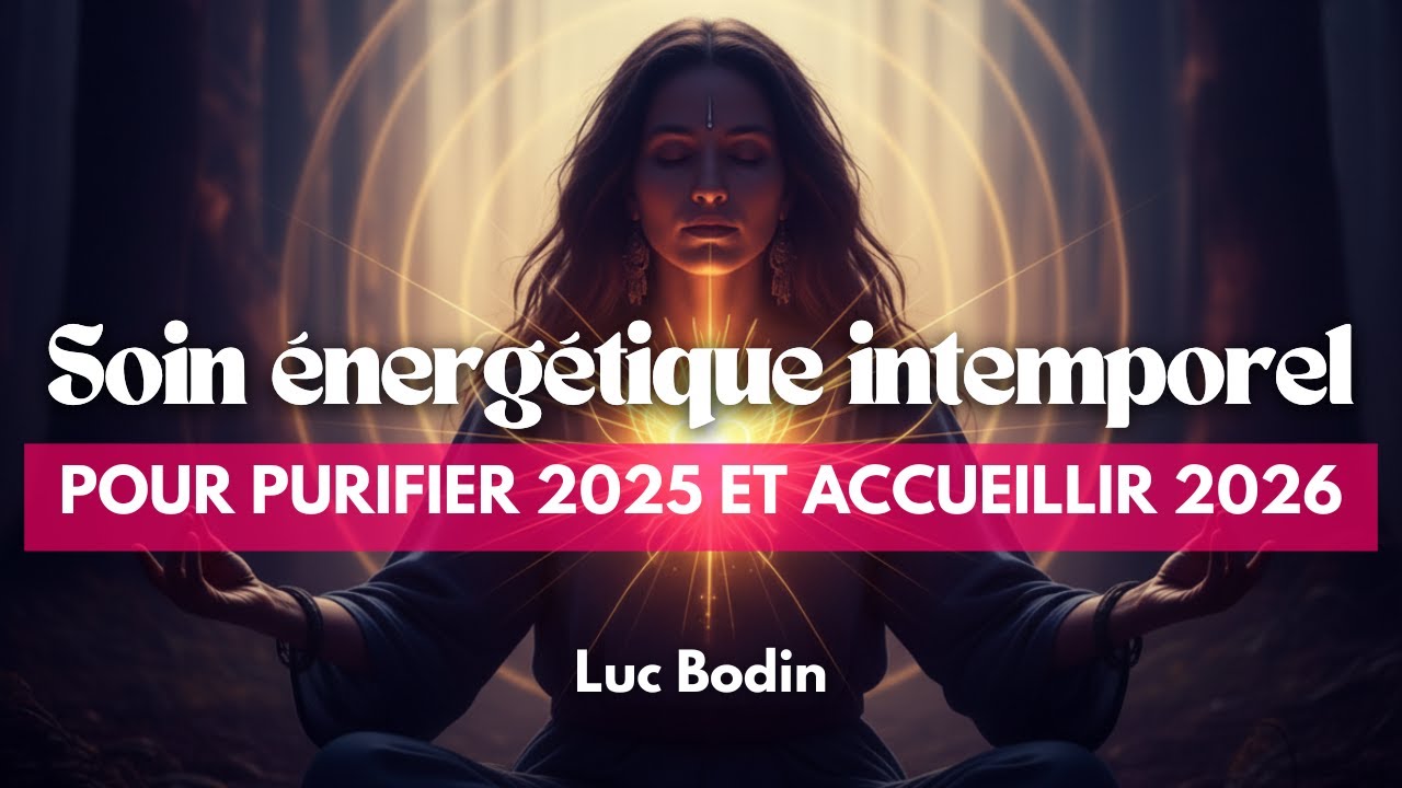 Soin énergétique intemporel pour purifier 2025 et accueillir 2026