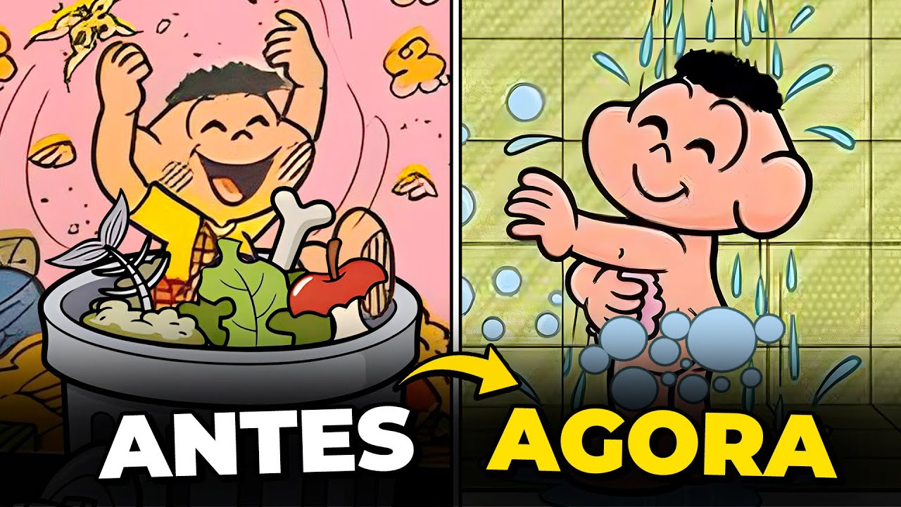 TURMA DA MÔNICA: ANTES e DEPOIS do POLITICAMENTE CORRETO