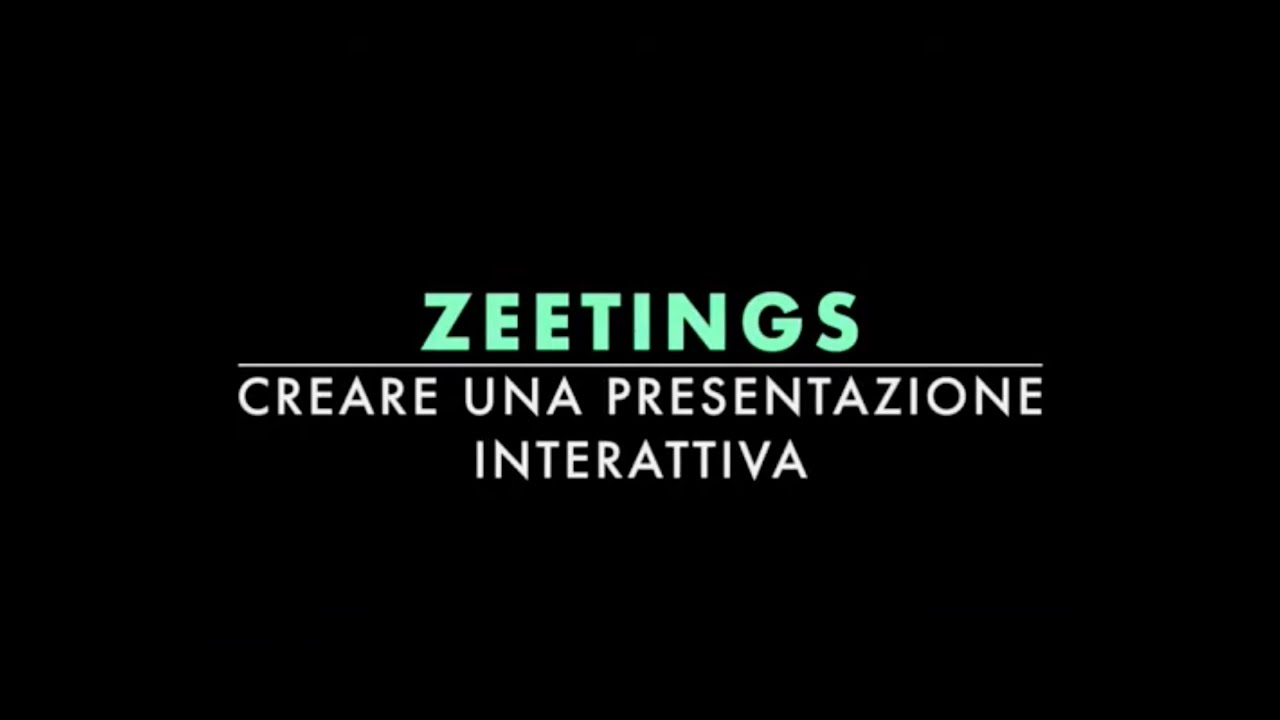 Zeetings: creare presentazioni interattive