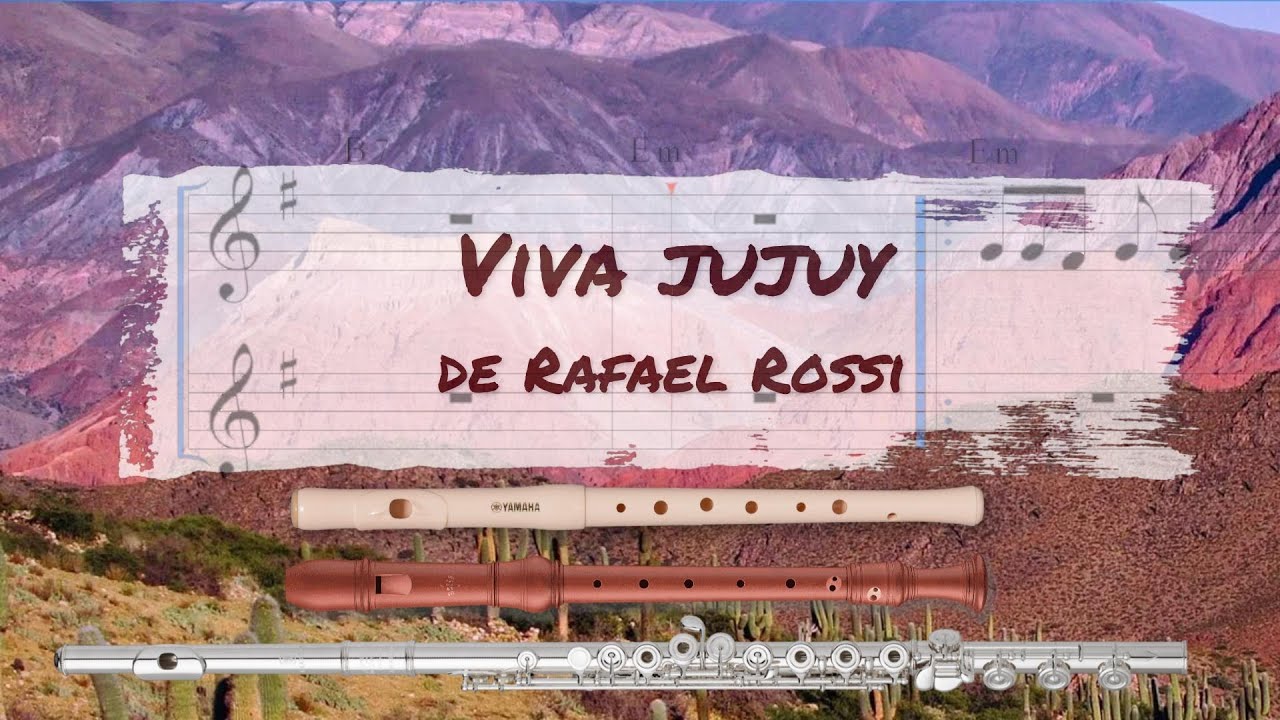 Viva Jujuy. Bailecito para flauta dulce, fife o traversa.Partitura.Folclore Argentino