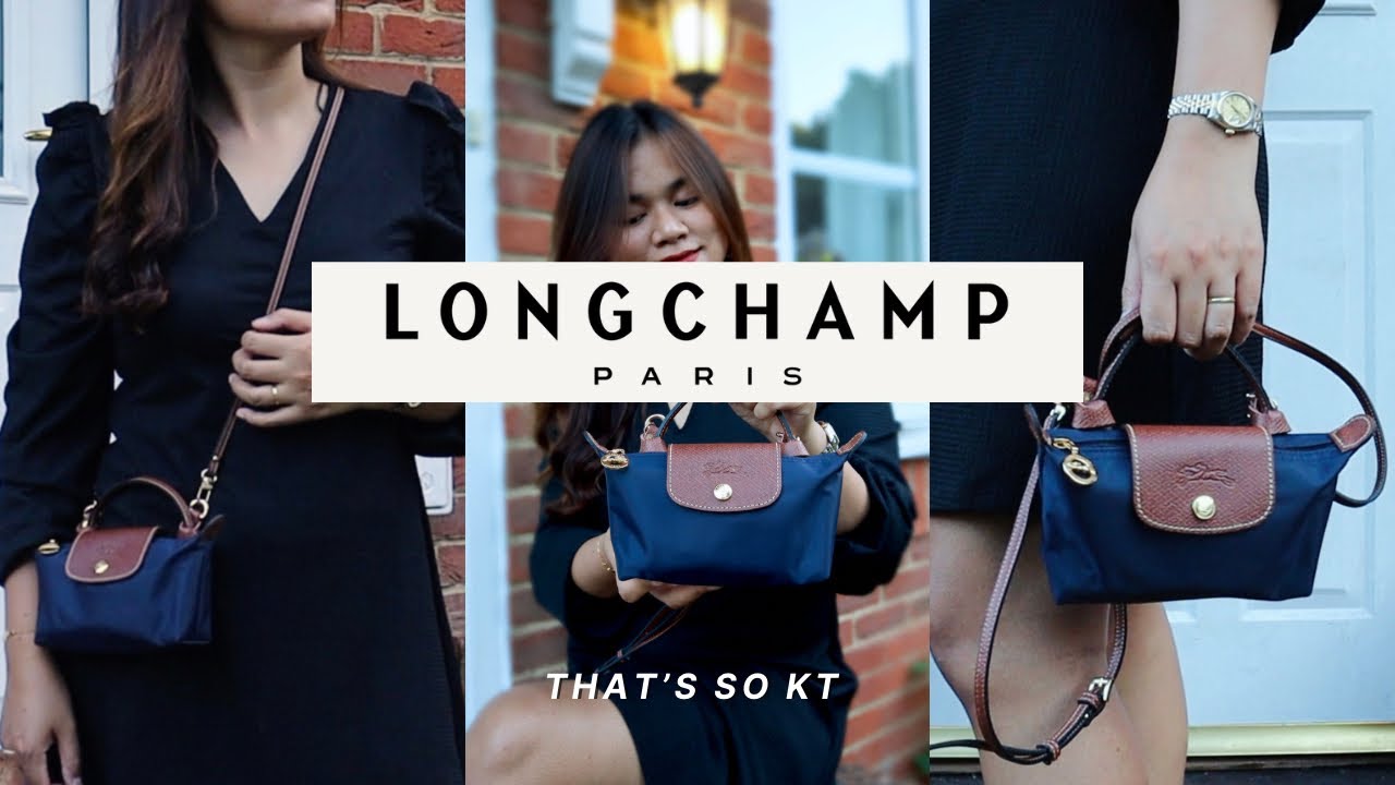 Converting Longchamp Le Pliage Pouch into a Bag + What fits inside | That's So KT