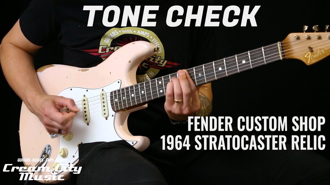 TONE CHECK: Fender Custom Shop 1964 Stratocaster Relic Limited | No Talking