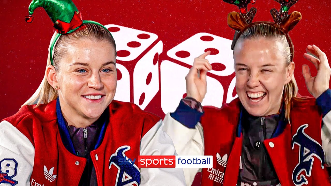 Roll the Dice with Alessia Russo and Beth Mead 🎄 | Festive edition