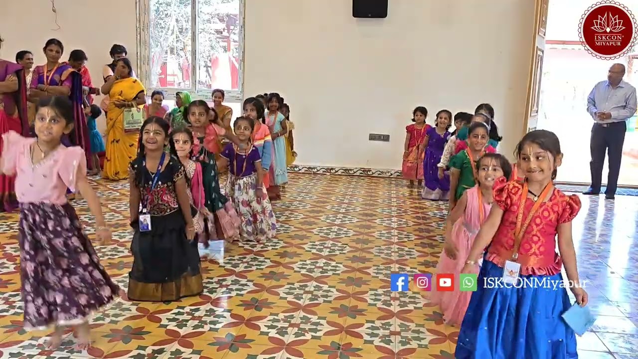 Sriram School Students Experience Krishna Consciousness at ISKCON Miyapur #iskcon #students 
