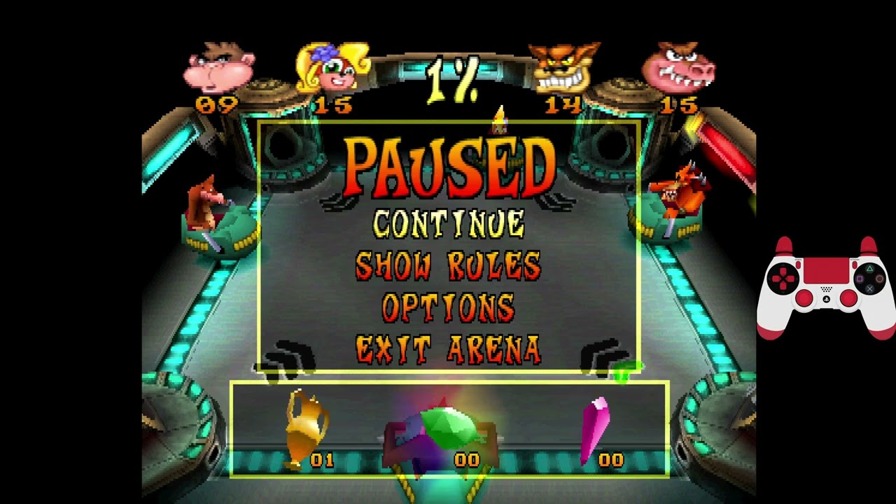 crash bash achievements continues and  200% as rilla roo part 1