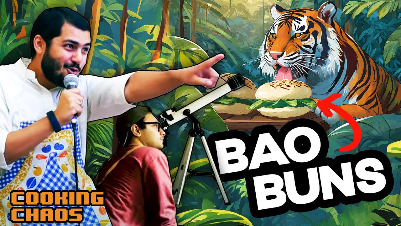 Bouncy Bao Buns with Crispy Tiger Chicken ft. Chef Taimour (from Miami) | Cooking Chaos
