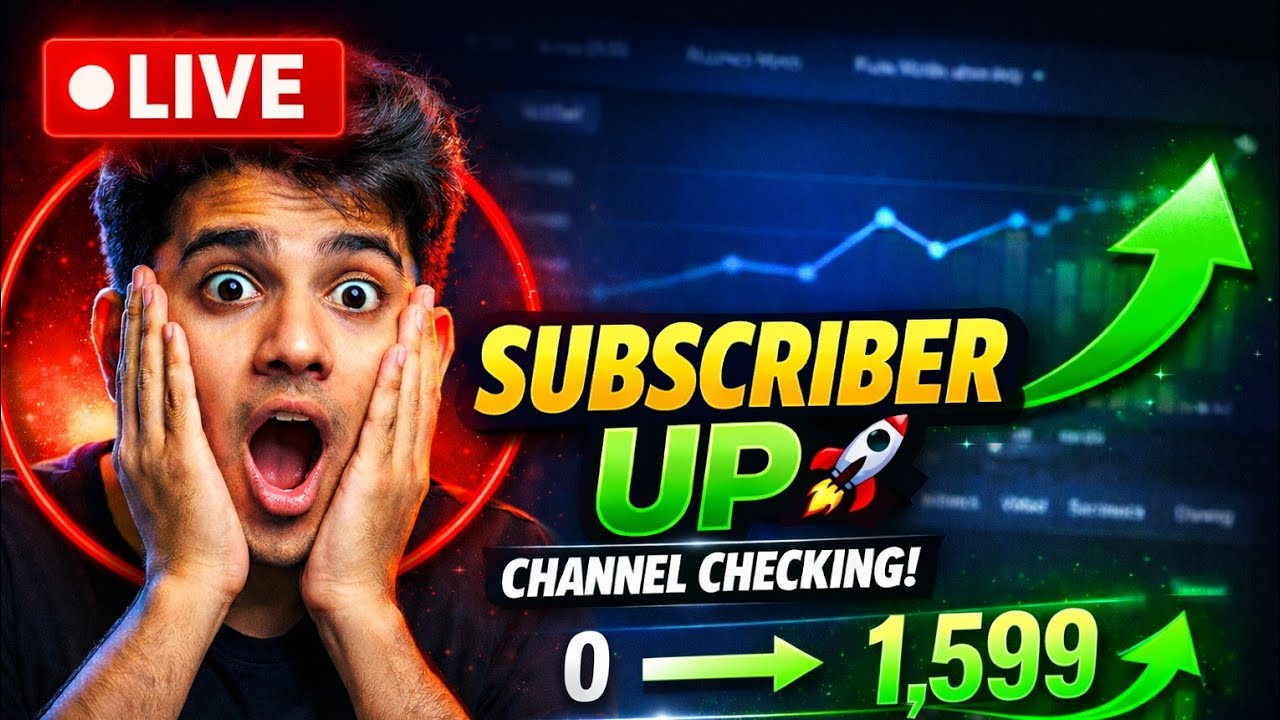 Grow 1000+ subscribers | Live channel checking | growth tips and promotion