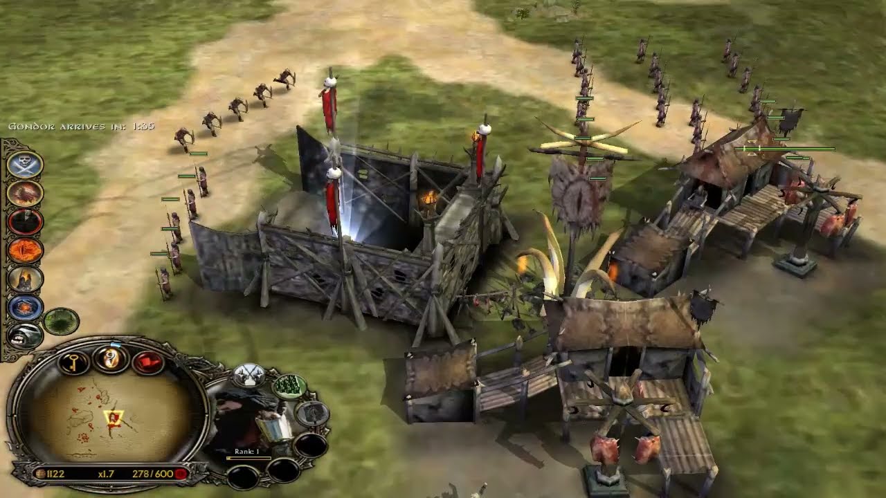 LOTR Battle For Middle Earth 1 - Evil Campaign - Mission 17 - Harlond