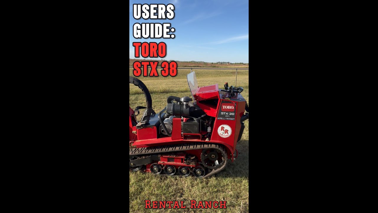 Stump Grinder  How to Use and Operate a Toro STX 38