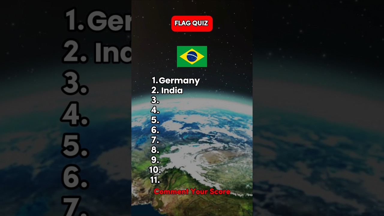 Can You Guess All These Flags ?🌎 #quiz  #flag  #challenge
