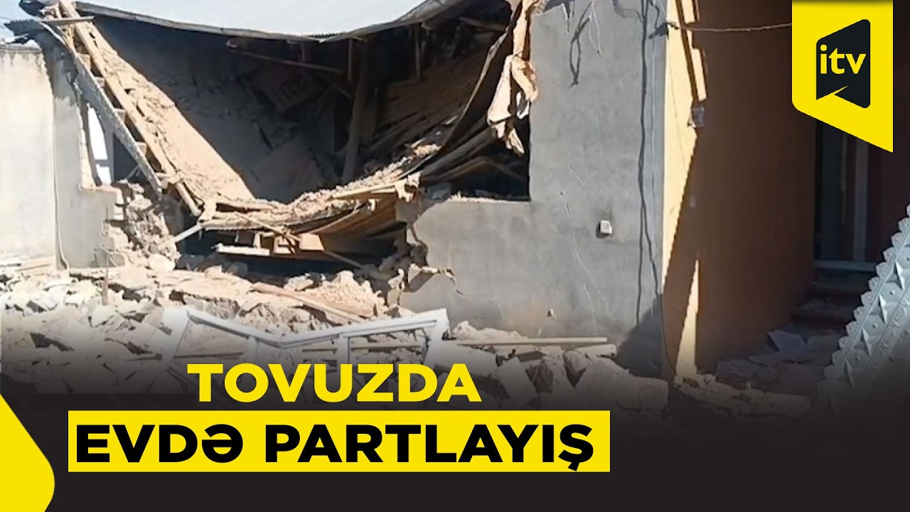 Tovuzda evdə partlayış olub, 3 nəfər xəsarət alıb