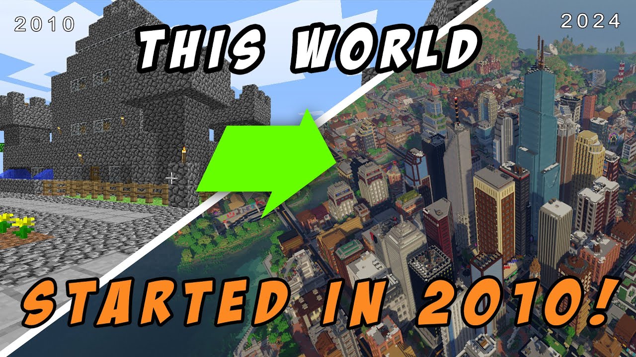 OLDEST Solo-Built Minecraft World?! | Evolution of City of Newisle  | Minecraft Modern City Map
