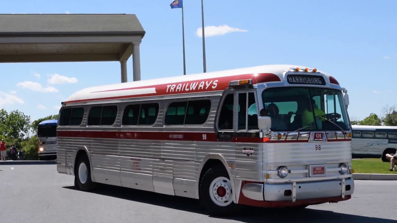 Tour of the Museum of Bus Transportation's Spring Fling Bus Display Lot with Bus Action!