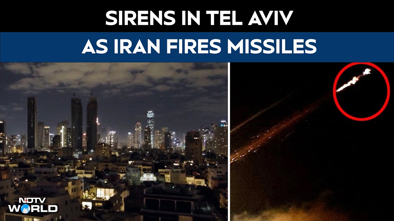 Iran Israel War | Sirens Blare In Tel Aviv, Jerusalem As Iran Launches Fresh Barrage Of Missiles