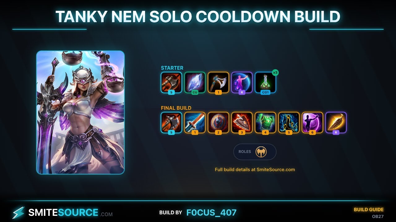 First GODLIKE! Carrying Smite 2 Ranked As Nemesis