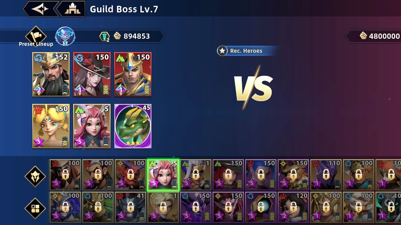 IMR : 'How to' reach 6000M in guild boss lv. 7 with Kallana lv. 5 ? 🤔