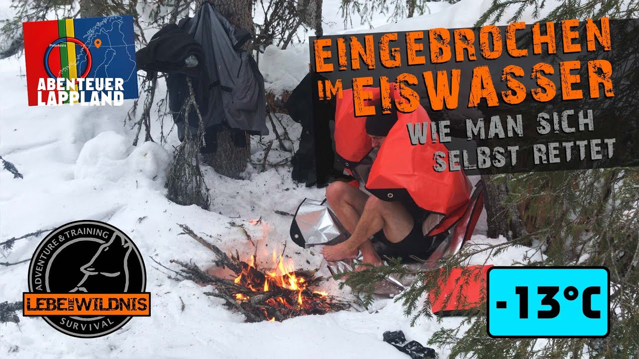 EINGEBROCHEN im EIS - Wie man sich SELBST RETTET⎪Survival im Winter, Unterkühlung vermeiden, Notfall