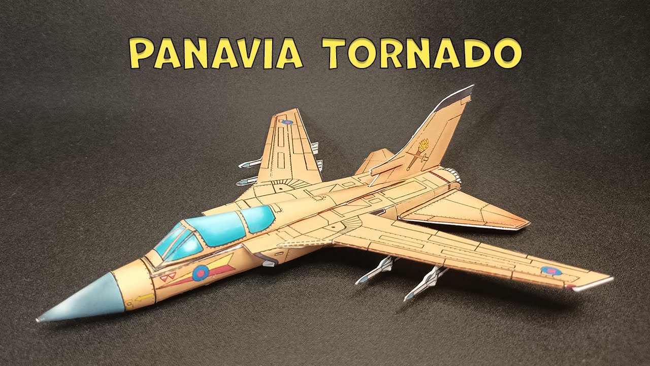 Panavia Tornado Paper Model | How to Make a Paper Airplane Model | Paper craft Panavia Tornado | DIY