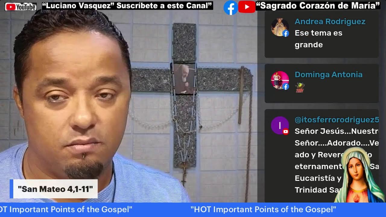 Puntos Importantes del Evangelio de San Mateo 4,1-11.