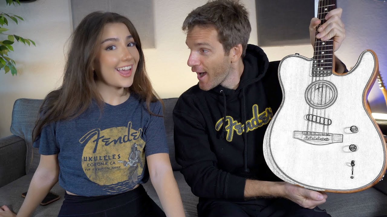 Fender Mexican Acoustasonic Telecaster Unboxing and Demo