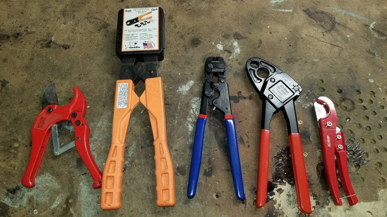 PEX RING CRIMPING TOOLS, FOR TIGHT SPACES