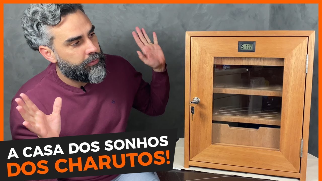 Meu umidor NOVO - passo a passo de como preparar para receber os charutos e como usar o boveda