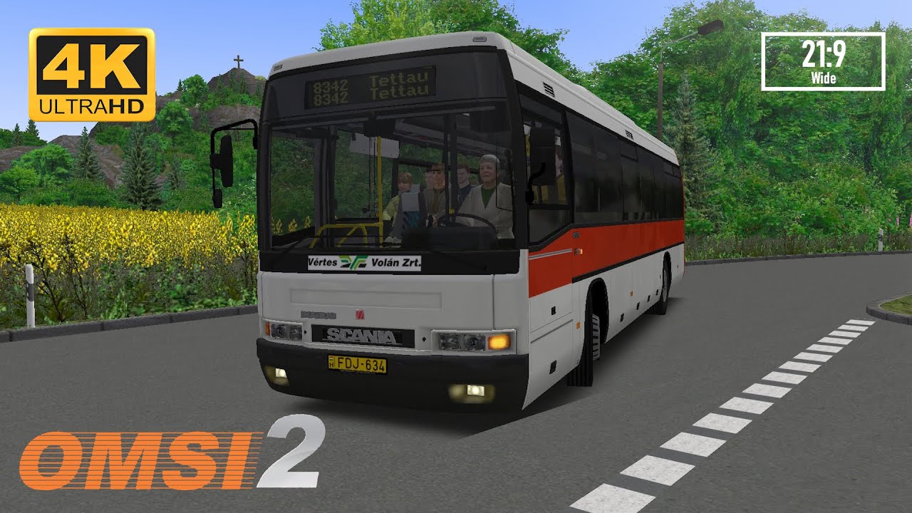 OMSI 2 - Ikarus EAG 395 - Tettau - Route 8342 - Kronach, Bahnhof To Tettau, Festhalle