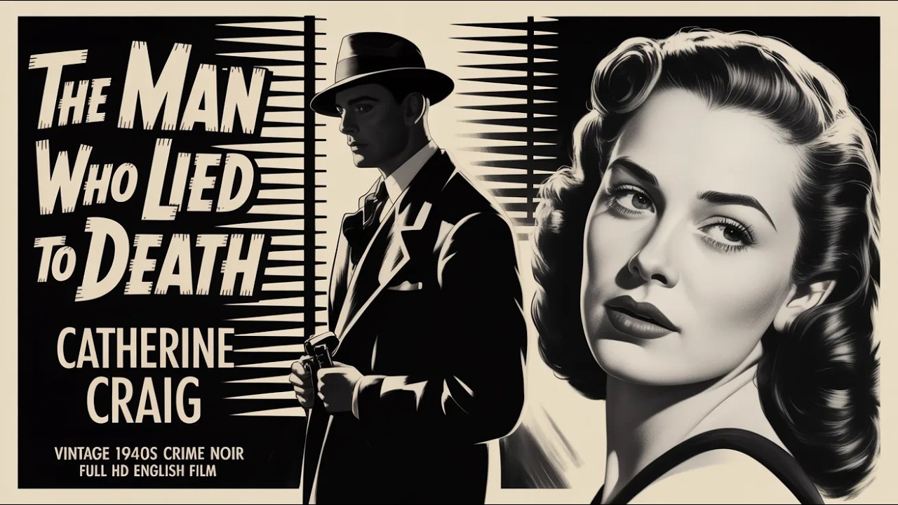 The Man Who Lied to Death | Vintage 1940s Crime Noir | Catherine Craig | Full HD English Film