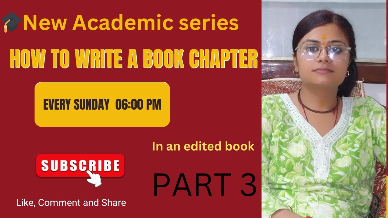 7 Steps to Write a Book Chapter in an Edited Book | PhD Guide #research #bookreview #review