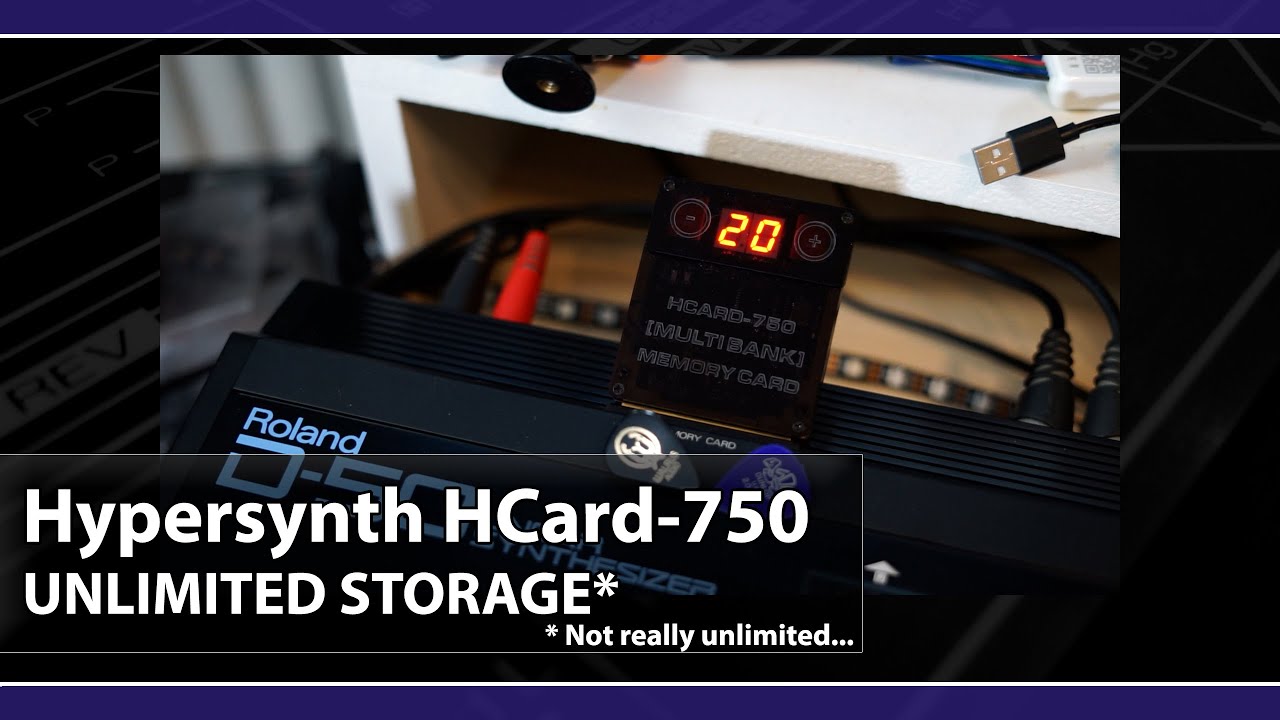 Hypersynth HCard H-750 - Expand your Roland D-50 storage