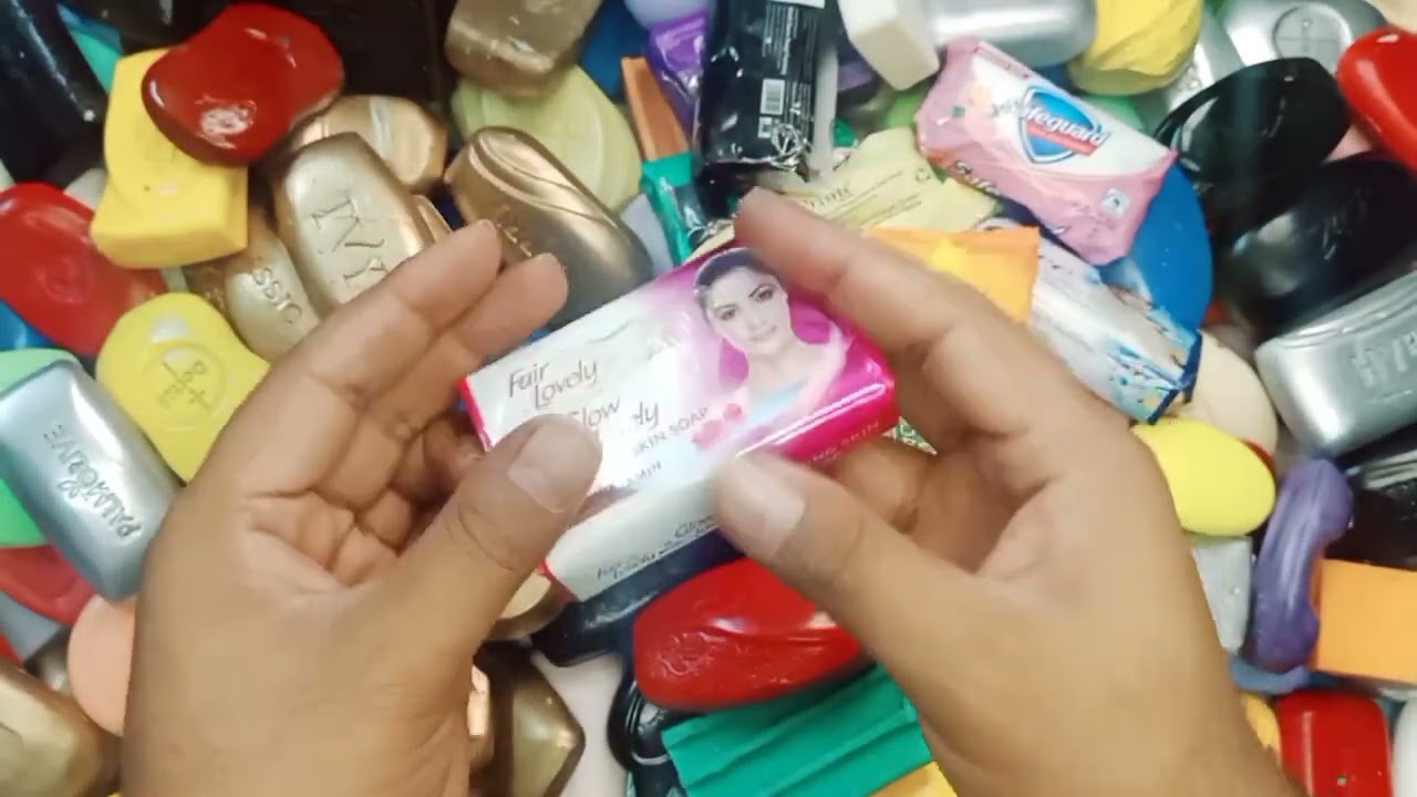 ODDLY REVERSE PACKING! VERY SATISFYING AND RELAXING ASMR SOAP WRAPPERS SOUND #notalking #sabun