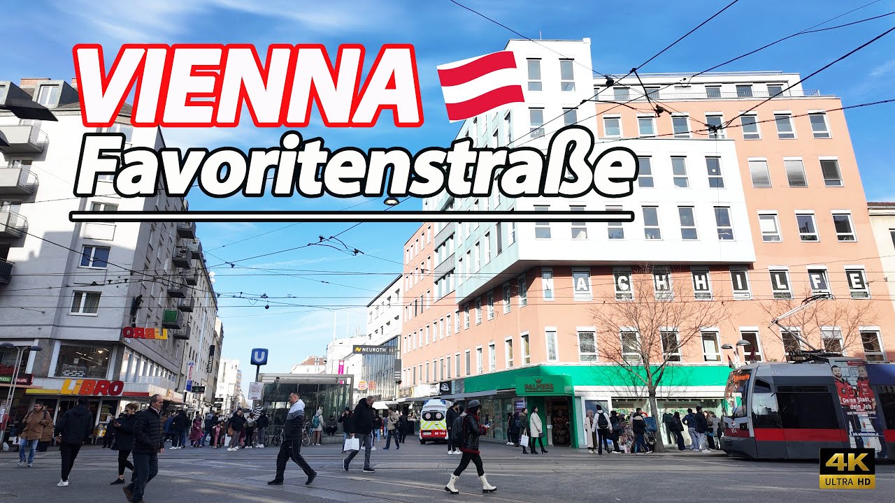 Discover Vienna’s Vibrant 10th District! Favoritenstraße Walking Tour |4K